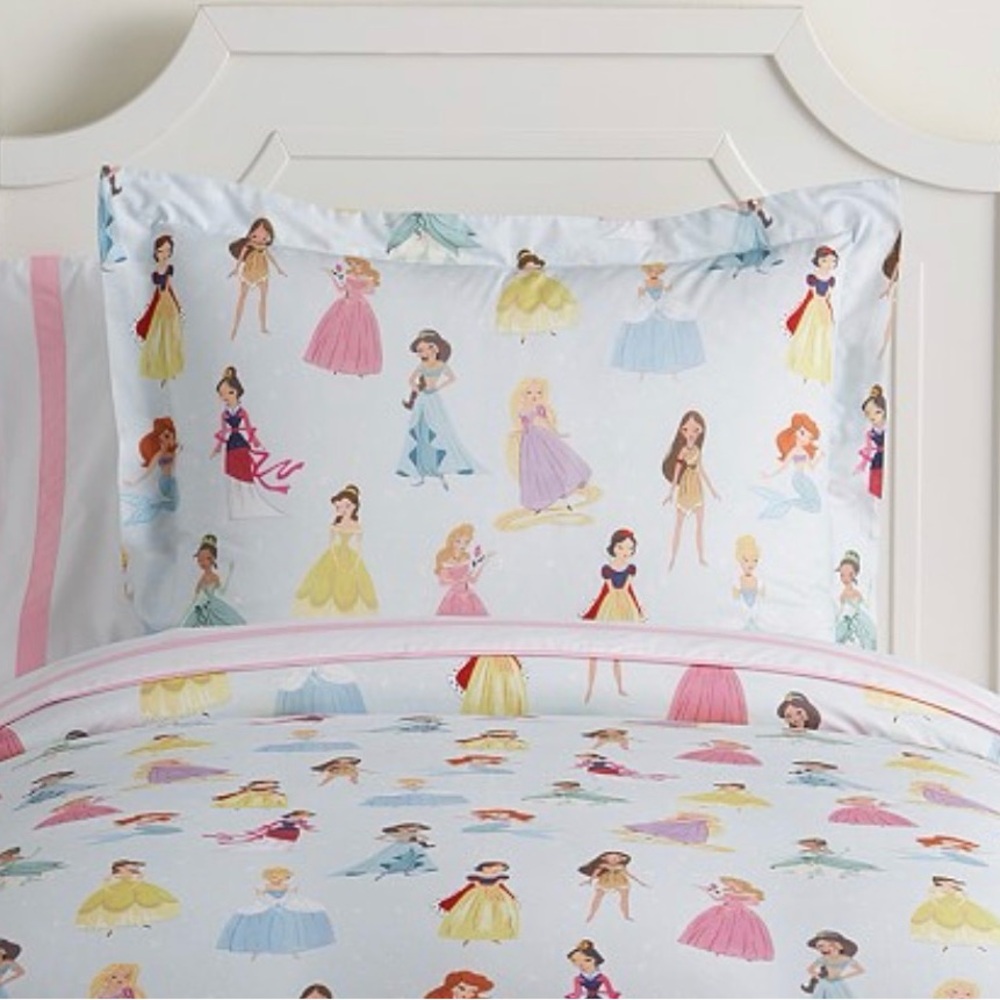 Pottery Barn Kids Princess Duvet Cover - Multicolor